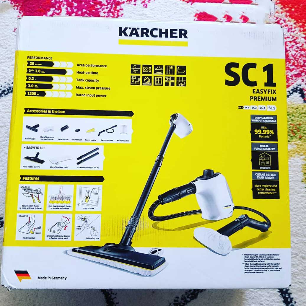 Review Aparat de curățat cu abur Kärcher SC 1 EasyFix