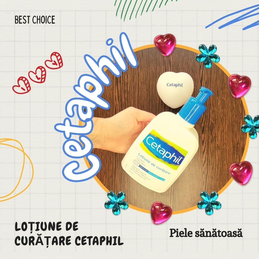 Loțiune de curățare Cetaphil & Loțiunea hidratantă Cetaphil PRO Restoraderm Lady in Black Loțiunea de curățare Cetaphil