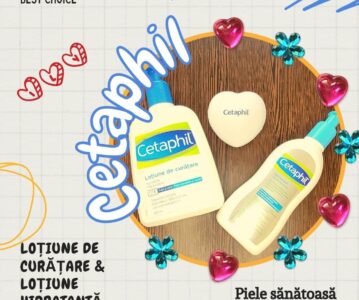 Loțiune de curățare Cetaphil & Loțiunea hidratantă Cetaphil PRO Restoraderm