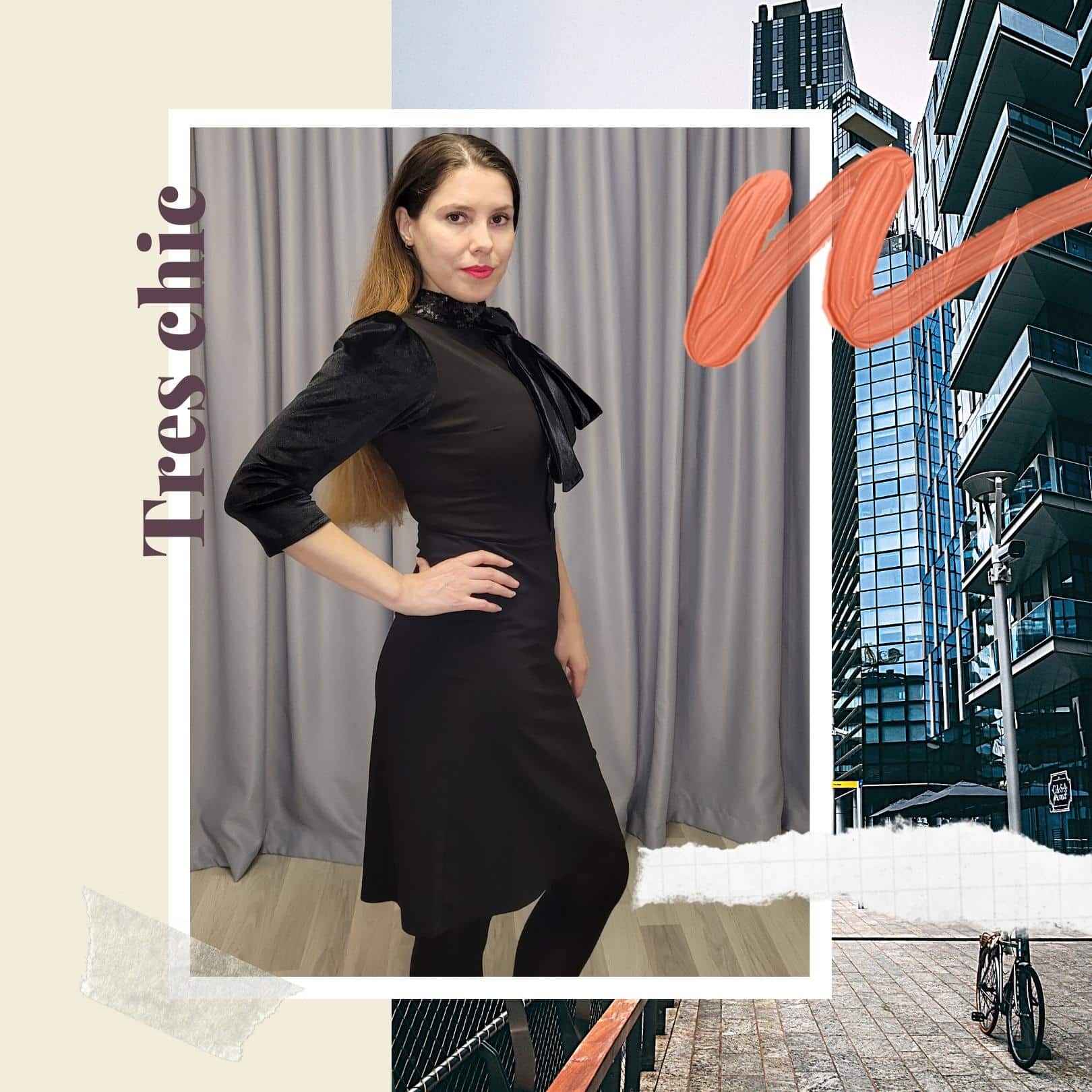 Smart shopping cu GLAMI Lady in Black glami outfit