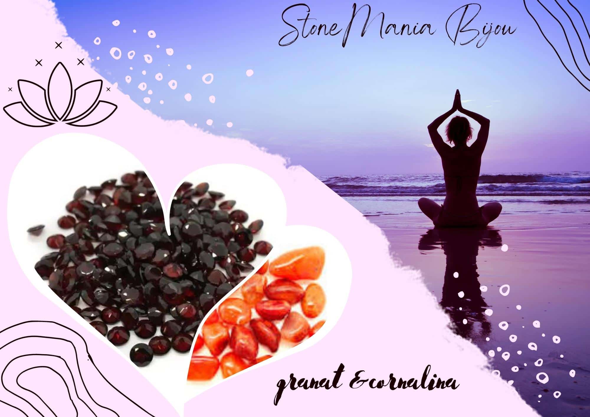 granatul si cornalina