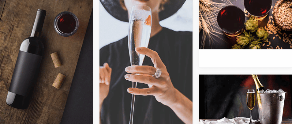 Cadouri pentru femei de 8 Martie Lady in Black sampanie si vin